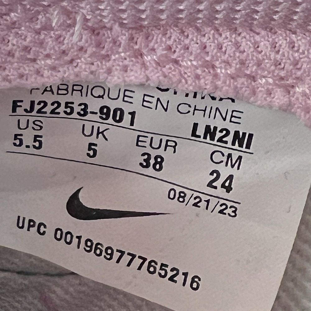Mens 5.5 / Women 7 - Nike Dunk Low ID Pink White New Sneakers FJ2253-901 - Picture 10 of 10